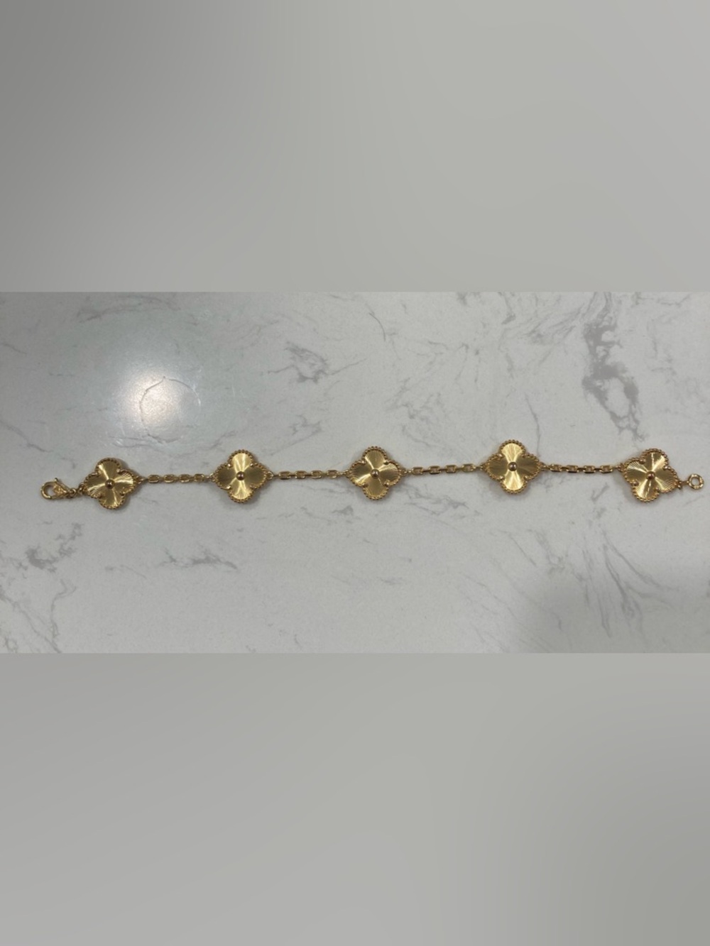 Gold Clover Bracelet